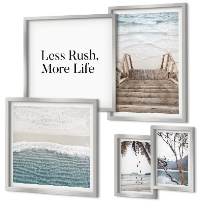 Framed photo set Beaches, peace, sea views