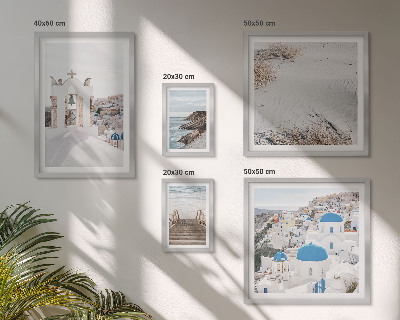 Gallery wall The white landscapes of Greece