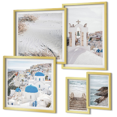 Gallery wall The white landscapes of Greece
