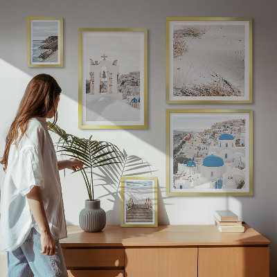 Gallery wall The white landscapes of Greece