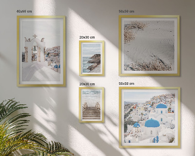 Gallery wall The white landscapes of Greece