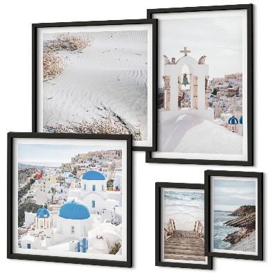 Gallery wall The white landscapes of Greece