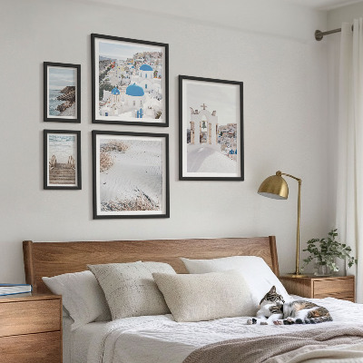 Gallery wall The white landscapes of Greece