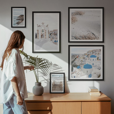 Gallery wall The white landscapes of Greece