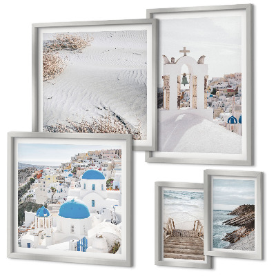 Gallery wall The white landscapes of Greece