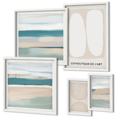 Framed photo set Abstract nature compositions