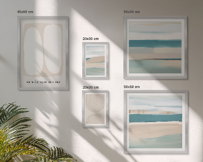 Framed photo set Abstract nature compositions