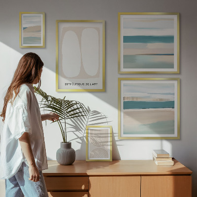 Framed photo set Abstract nature compositions