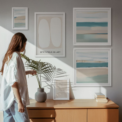 Framed photo set Abstract nature compositions