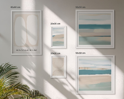 Framed photo set Abstract nature compositions