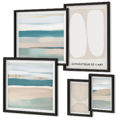 Framed photo set Abstract nature compositions