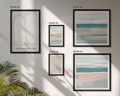 Framed photo set Abstract nature compositions