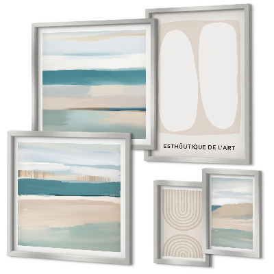 Framed photo set Abstract nature compositions