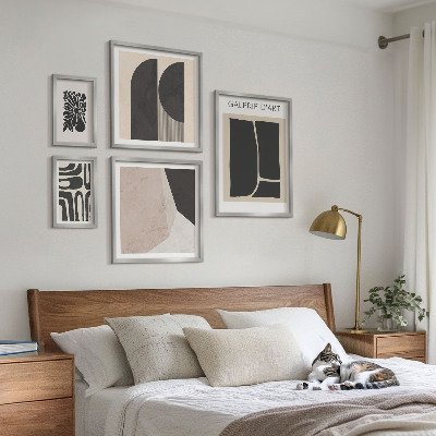 Framed photo set Stylish minimalist graphics