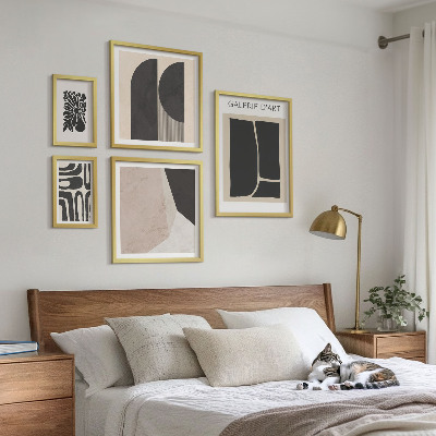 Framed photo set Stylish minimalist graphics