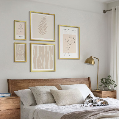 Set of 5 wall art pieces Beautiful minimalist motifs