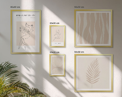 Set of 5 wall art pieces Beautiful minimalist motifs