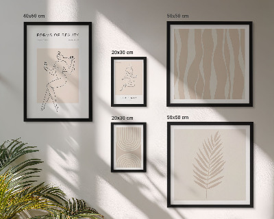 Set of 5 wall art pieces Beautiful minimalist motifs