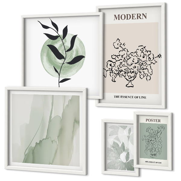 Framed photo set Modern minimalist decorations