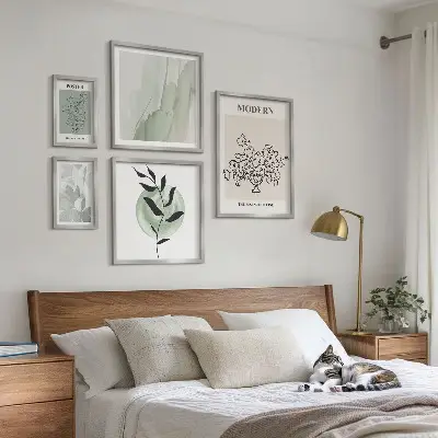 Framed photo set modern minimalist wall decor