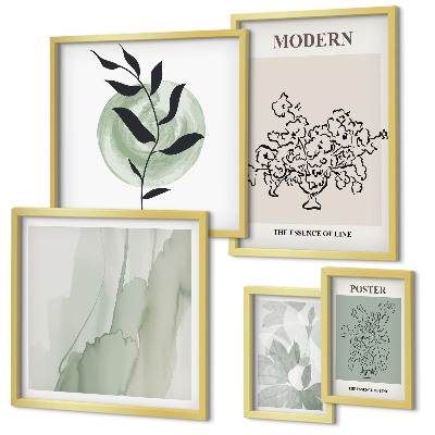 Framed photo set Modern minimalist decorations