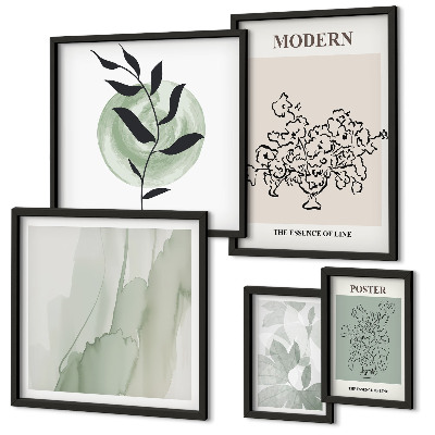 Framed photo set Modern minimalist decorations