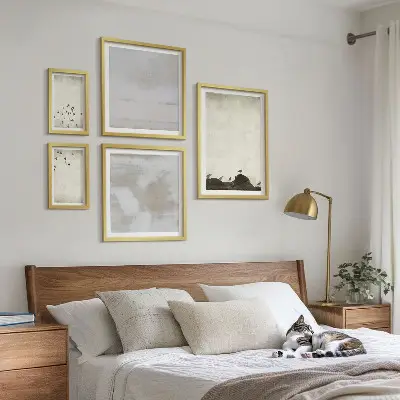 Framed photo set Minimalistic Birds in Flight