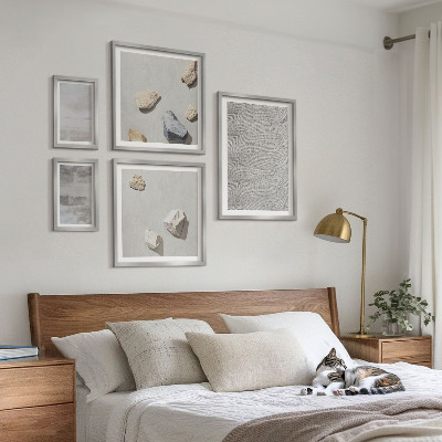 Gallery wall Modern minimalist textures