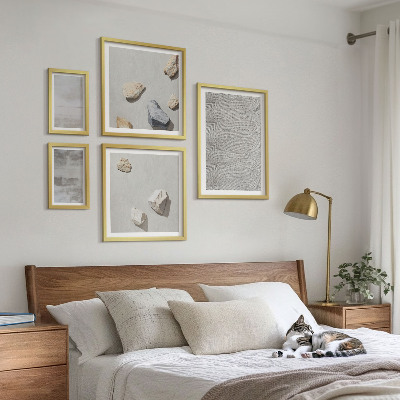 Gallery wall Modern minimalist textures