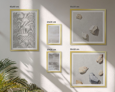 Gallery wall Modern minimalist textures