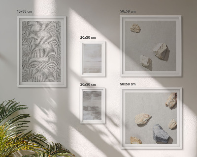 Gallery wall Modern minimalist textures