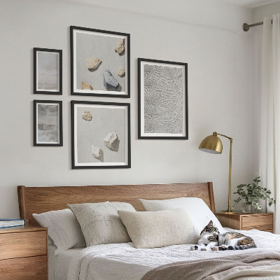 Gallery wall Modern minimalist textures