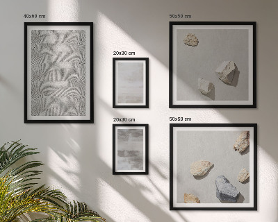 Gallery wall Modern minimalist textures