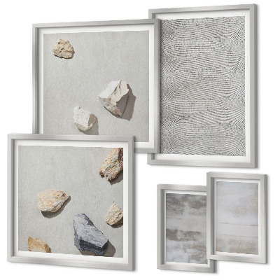 Gallery wall Modern minimalist textures