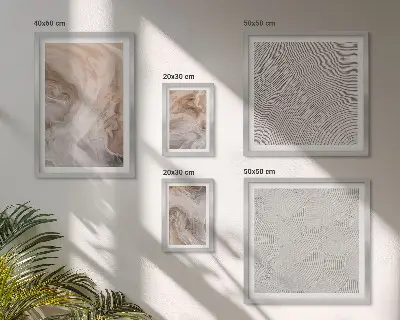 5-Piece Marble Stone Texture Wall Art Set set of 5 contemporary marble stone texture canvas panels