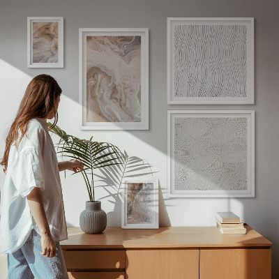Gallery wall Stone texture marble patterns