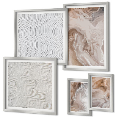 Gallery wall Stone texture marble patterns