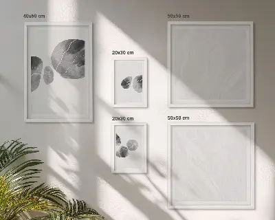 Abstract paint splashes wall art set of 5 pieces