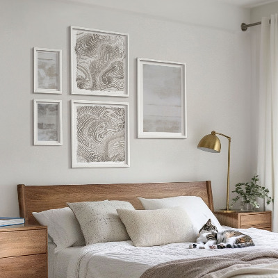 Framed photo set Worn textures modern style