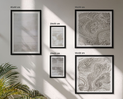 Framed photo set Worn textures modern style