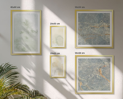 Framed photo set Pastel watercolor paint textures