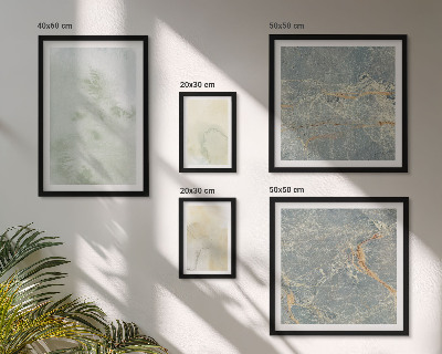 Framed photo set Pastel watercolor paint textures