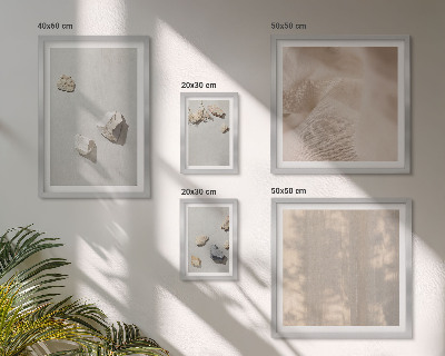 Gallery wall Boho stones beach decorations
