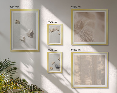 Gallery wall Boho stones beach decorations
