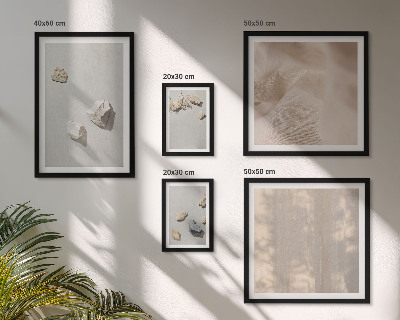Gallery wall Boho stones beach decorations