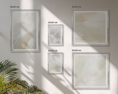 Set of 5 wall art pieces Abstract paint with a brush