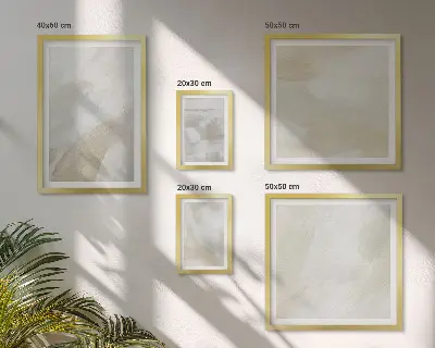 Abstract brush paint wall art set of 5 pieces