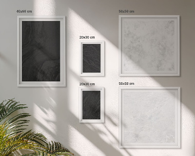 Set of 5 wall art pieces Dark light glamorous marbles