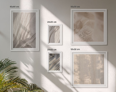 Set of 5 wall art pieces Natural boho fabrics close-up