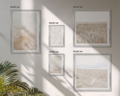 Set of 5 wall art pieces Pastel fashionable textures